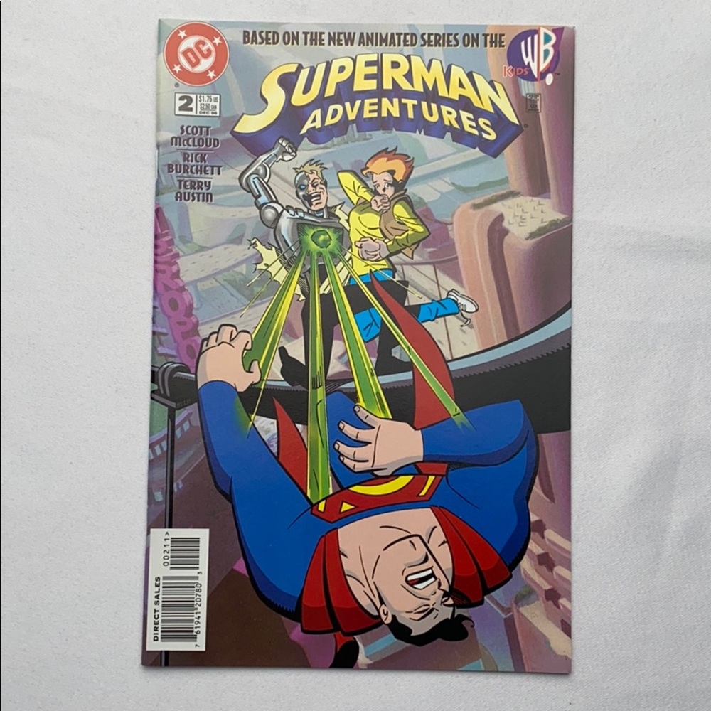 Superman Adventures Comic Book No. 2, Dec. ‘96 Vintage DC Comics